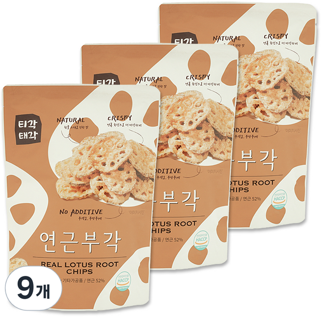 티각태각 연근부각, 60g, 9개