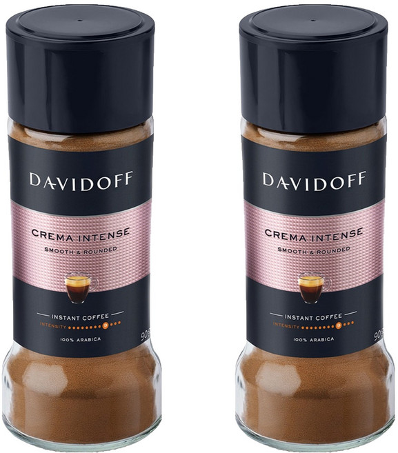 다비도프 크레마 인텐스 원두커피믹스, 90g, 2개, 1개입