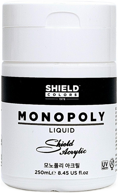쉴드 모노폴리 아크릴물감 화이트, 250ml, 1색