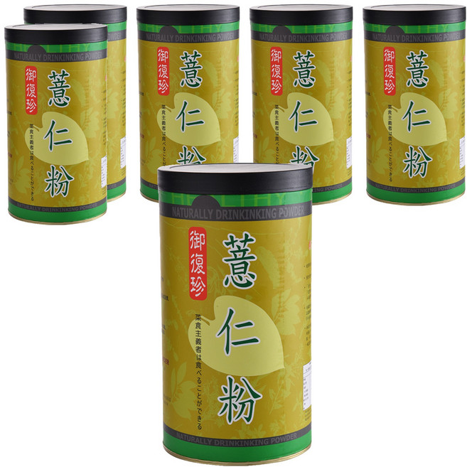 御復珍 薏仁粉 無加糖, 500g, 6罐, 1入