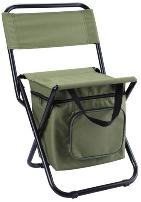 하이퍼플래닛 접이식 보냉 캠핑의자, 1개, 카키