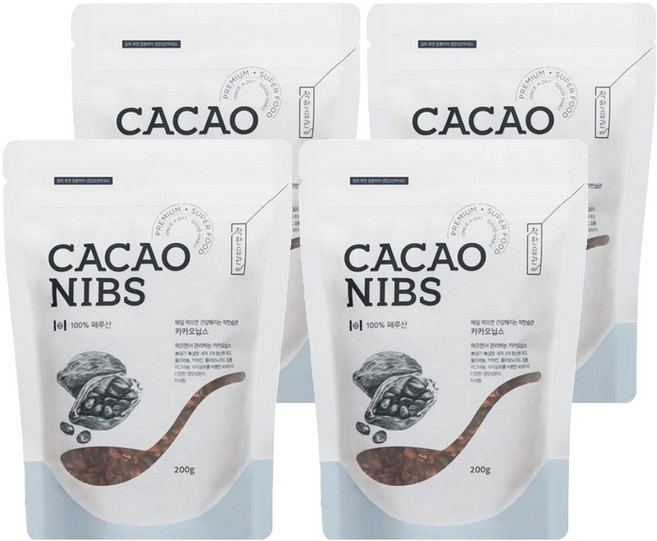 착한습관 카카오닙스, 200g, 4개