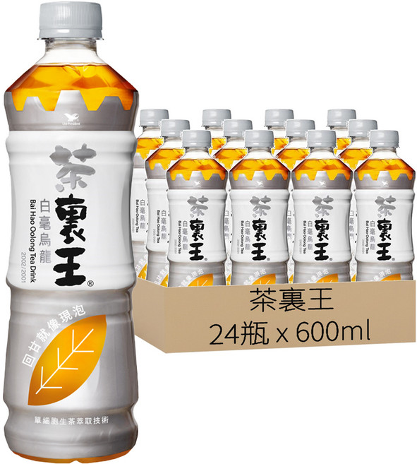 茶裏王 白毫烏龍茶, 600ml, 24瓶