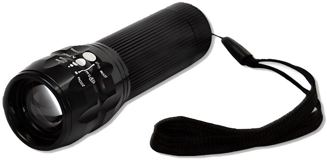 X2000 휴대용 랜턴 A7009, 블랙, 1개