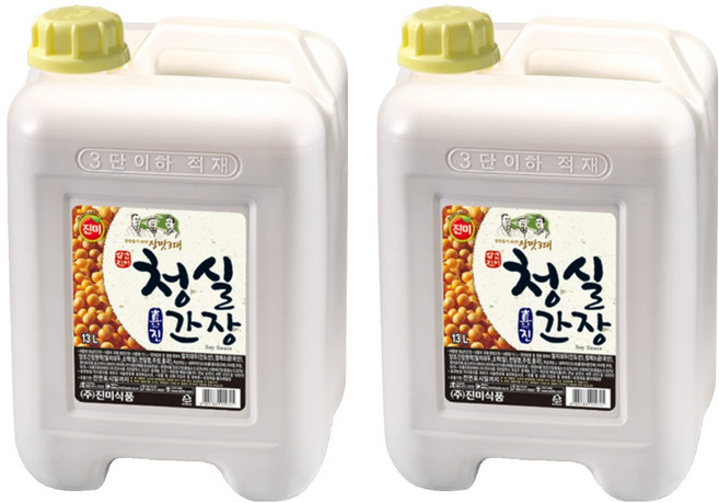 진미 청실진간장, 2개, 13L