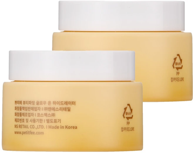 쁘띠페 뷰티파잉 글로우 온 하이드레이터 크림, 50ml, 2개 - 쿠팡