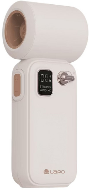 LaPO 迷你渦輪隨身風扇, 奶茶色, LF-02