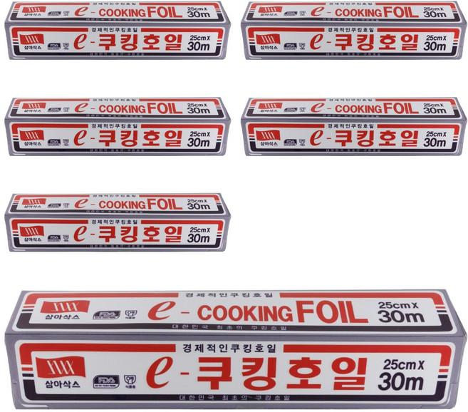 삼아삭스호일 e 쿠킹호일, 30m, 6개