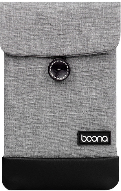 baona 包納 手機行動電源收納袋 小號(17 x 10cm), 灰色, 1個