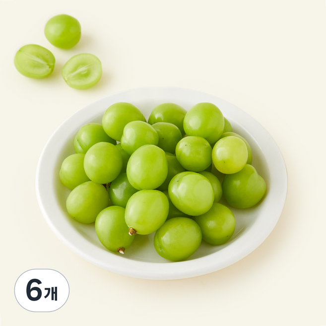 모아바이오팜 당도선별 모아팜 알알이 샤인머스캣, 6개, 500g