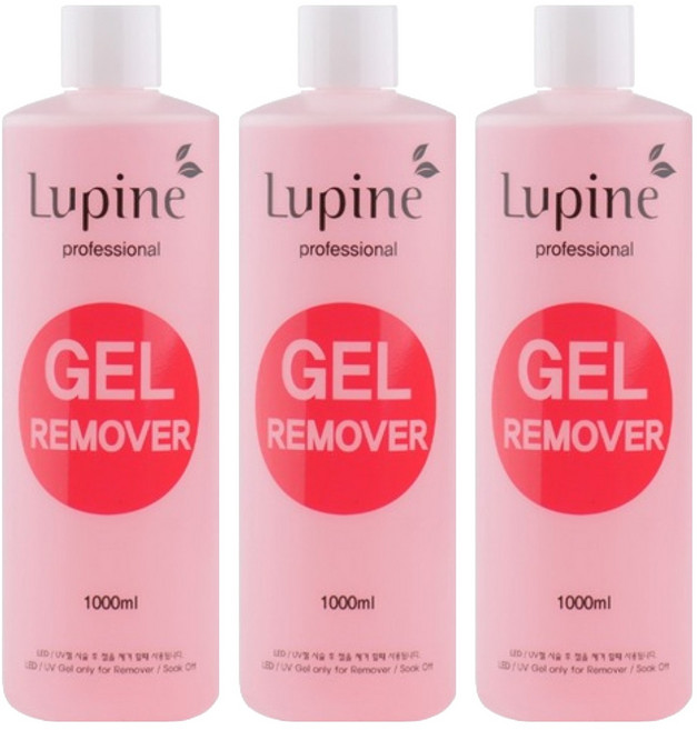 루핀 네일 젤리무버, 1L, 3개
