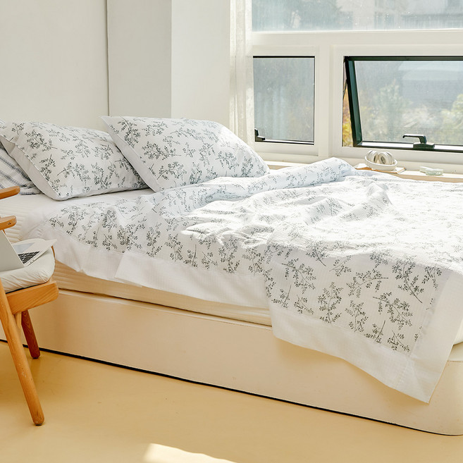 바자르 시원한 인견 여름 홑이불, 도브