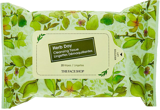 더페이스샵 허브데이 클렌징 티슈, 20매입, 1개