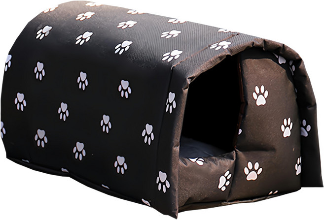 YOGiSSO 貓屋 黑色 防水 四季皆可用, 1個