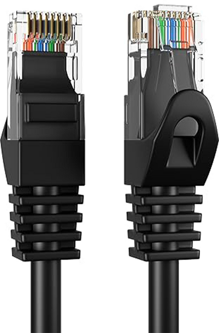 POLYWELL 寶利威爾 CAT6 極細高速網路線 RJ45福祿克認證 PW15-W58-U010, 黑色, 1m, 1條