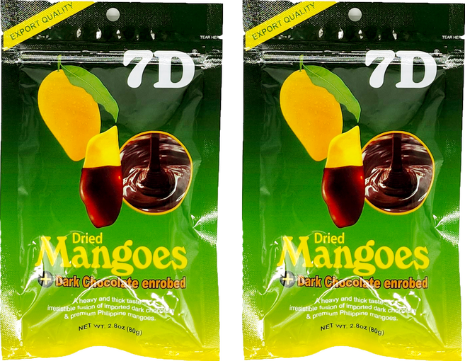 세븐디 초코 건망고, 80g, 2개