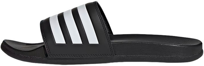 adidas 愛迪達 男女款 ADILETTE COMFORT 拖鞋 GZ5891, 黑色 + 白色, 29.5cm