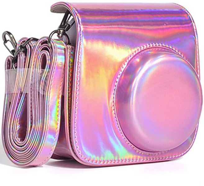 에이홉 홀로그램 폴라로이드 카메라 가방, 1개, 핑크