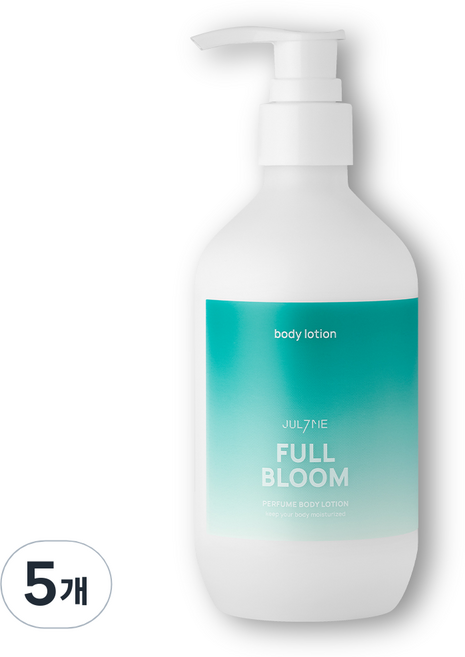줄라이미 퍼퓸 바디로션 풀 블룸, 5개, 300ml