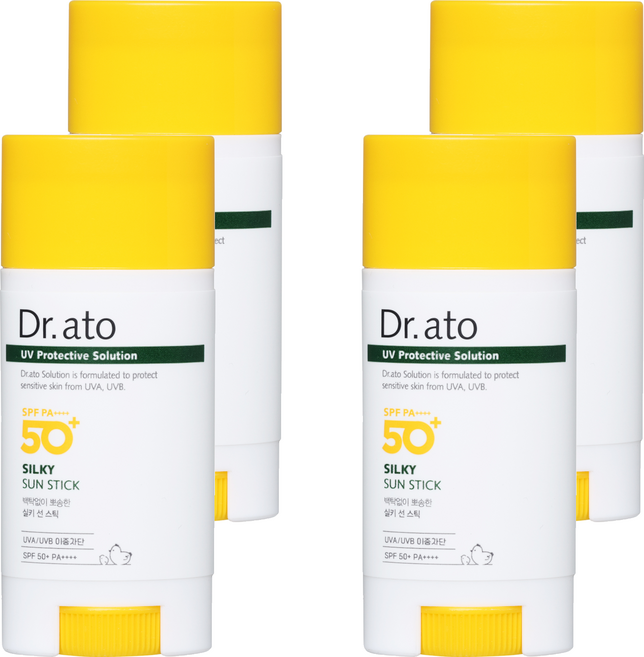닥터아토 실키선스틱 SPF50+ PA++++, 15g, 4개