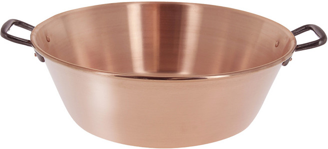 드부이에 프리마 마테라 캐스트 아이언 핸들 구리 잼팟 9L, 1개, 38cm