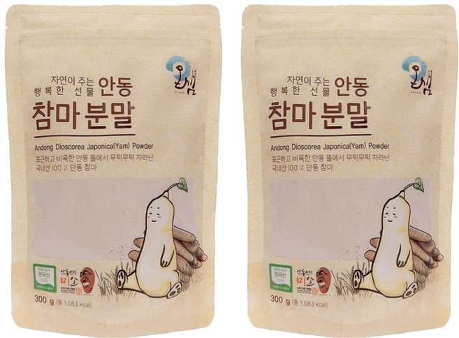 온샘 안동 참마분말, 300g, 2개