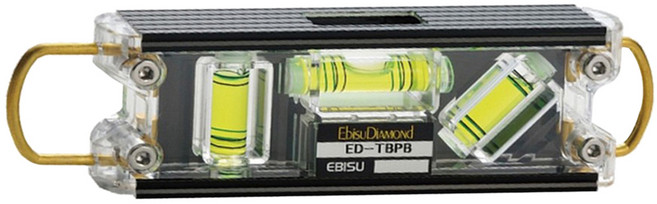 Ebisu DiAMOND Pro-Mini系列 雙掛勾強磁性水平尺 3泡式, 1個