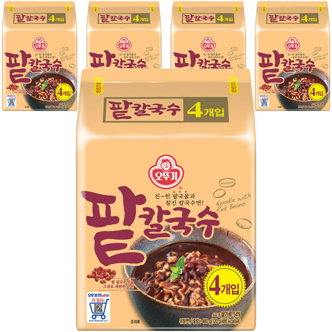 오뚜기 팥칼국수, 120g, 20개