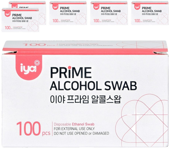 iya 프라임 알콜스왑, 100개입, 6개