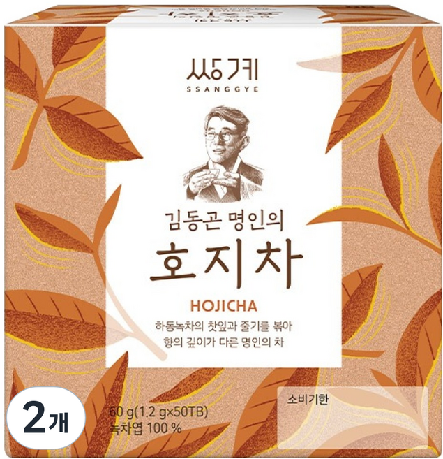 SSANGGYE 金東坤名人焙茶, 1.2g, 2個, 50入