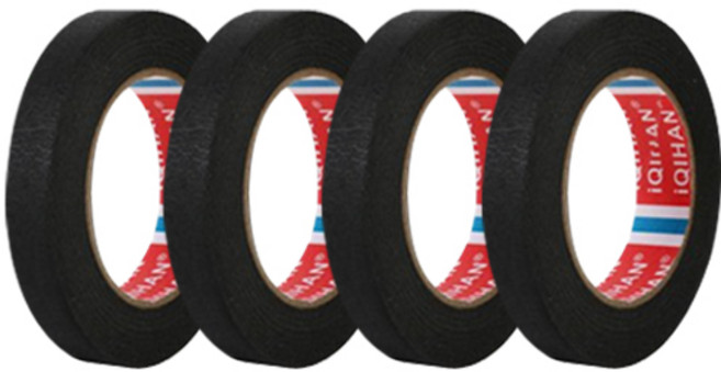 다다 칼라 마스킹테이프 검정 15 mm x 20 m, 4개