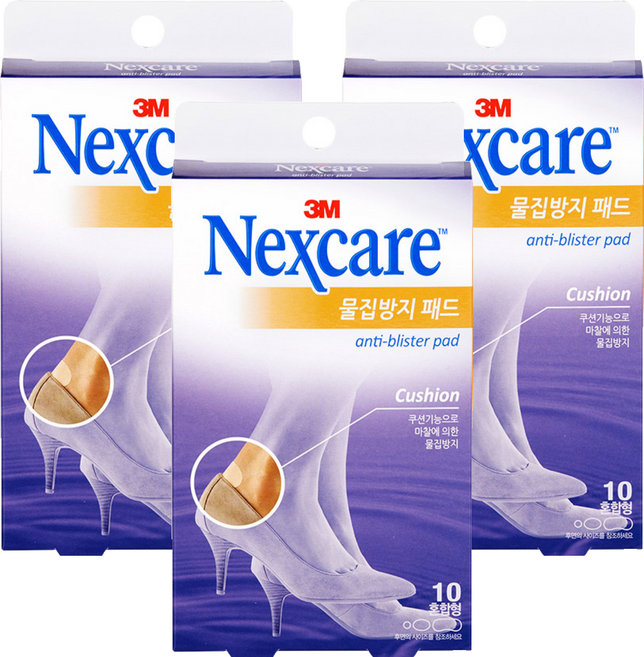 넥스케어 물집방지패드 혼합형 10매, 3세트
