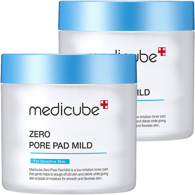 medicube 潔柔毛孔爽膚棉 溫和版, 70片, 2罐