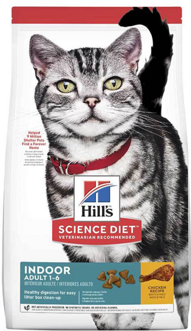Hill's 希爾思 SCIENCE DIET 室內成貓 雞肉特調食譜, 1袋, 1.58kg, 雞肉