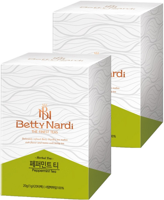 베티나르디 페퍼민트 티, 1g, 20개입, 2개