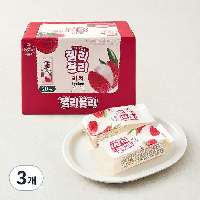 젤리블리 리치, 60g, 20개입, 3개