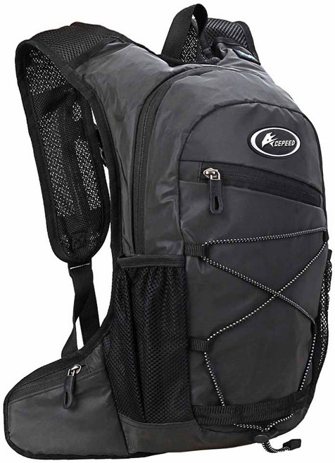 에이스피드 자전거배낭, 블랙, 1개