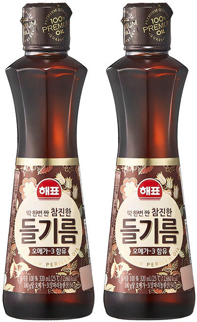 Haepyo 紫蘇油, 320ml, 2瓶