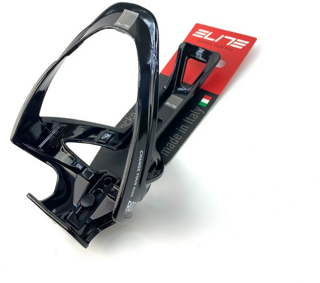 ELITE ROCKO CARBON 碳纖維水壺架 27g 直徑74mm 義大利製造, 黑色, 1個