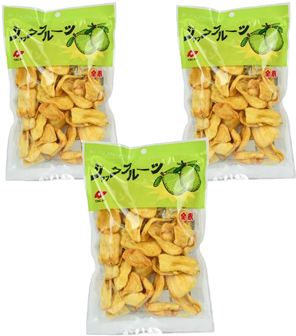 TONG JIH 統記食品 波蘿蜜脆片, 100g, 3包