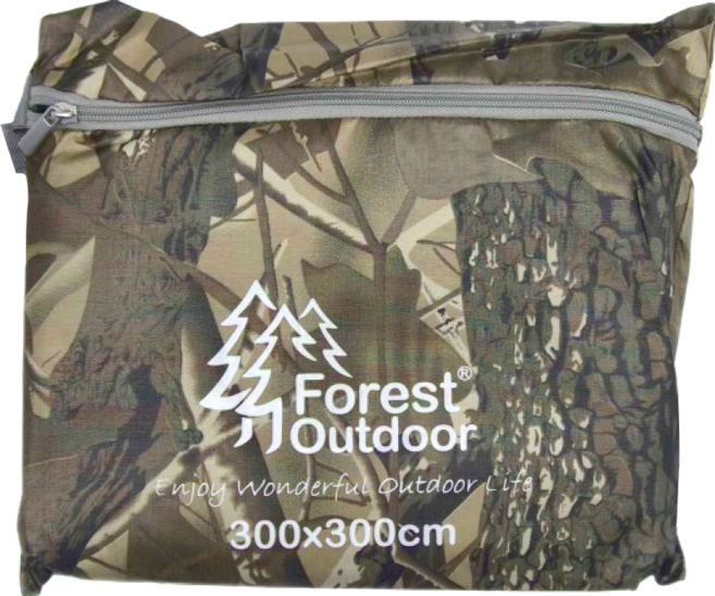 Forest Outdoor 群森戶外 多功能防水布 天幕 地墊 700g, 樹葉迷彩
