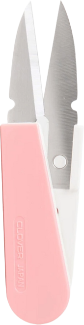 Clover 可樂牌 CAPO-100 線剪小剪刀 不鏽鋼ABS樹脂材質, 粉紅色, 1支