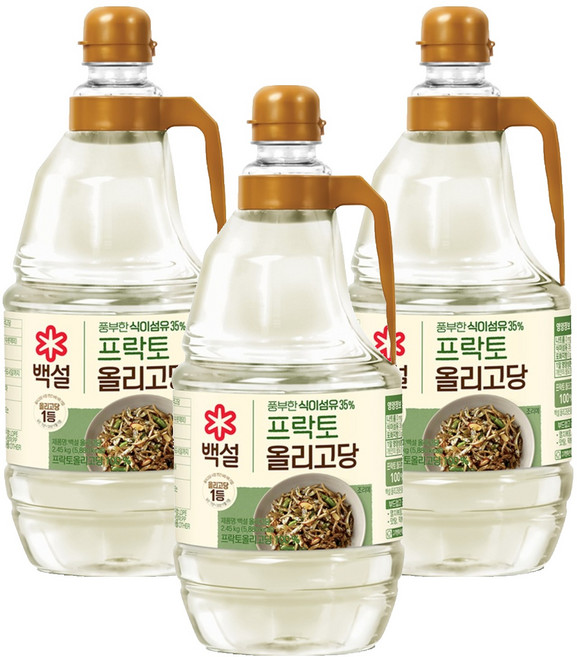 백설 프락토 올리고당, 2.45kg, 3개