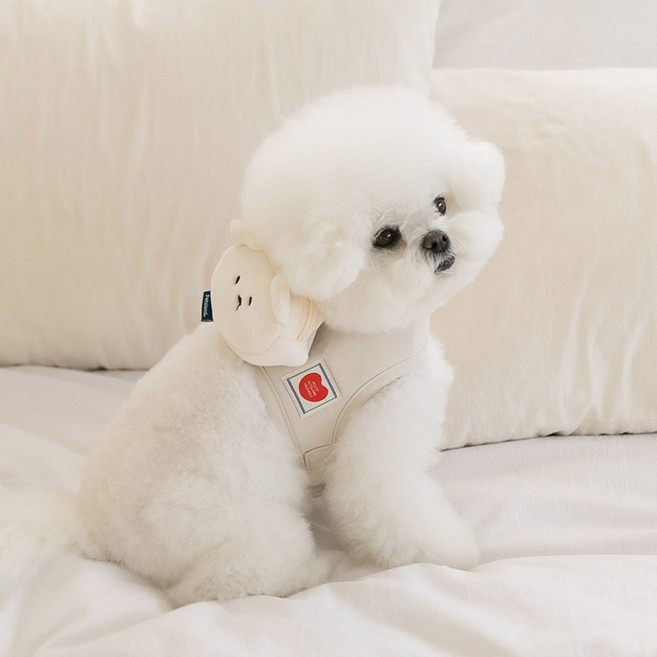 PETSLAND 狗狗Nu Bear胸背帶, 1個, 象牙白