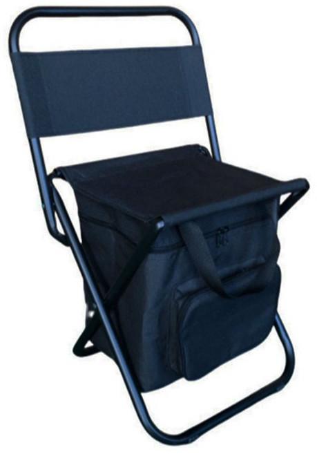 하이퍼플래닛 접이식 보냉 캠핑의자, 1개, 블랙