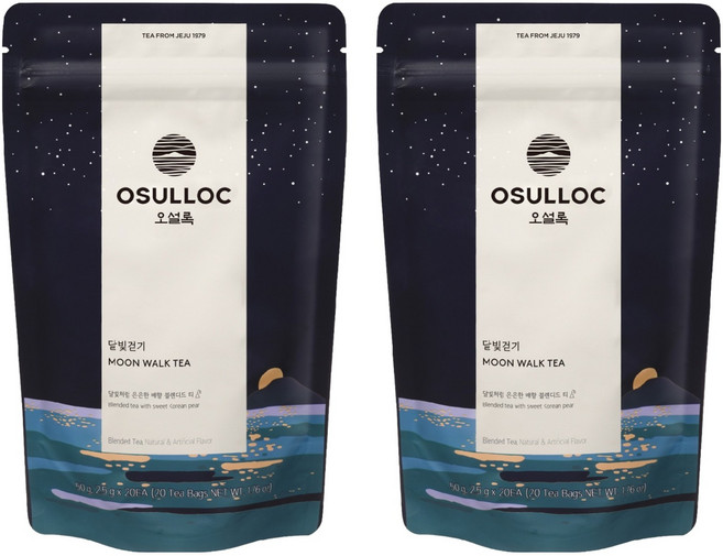 오설록 달빛걷기 차, 2.5g, 20개입, 2개