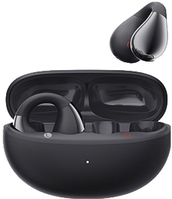 QCY 오픈형 무선 블루투스 이어폰, QCY-Crossky T33 APP, 블랙