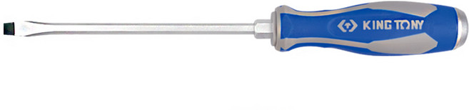 KING TONY 金統立 一字貫通打擊起子 鉻釩合金鋼柄身 PP+TPR握把材質 DIN ISO 2380, 1個