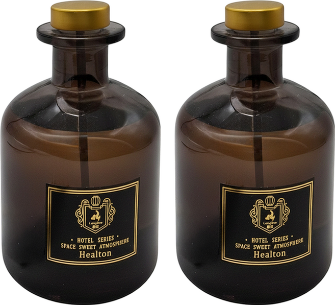 LONGFINE 朗氛 SC優選 植物精油 無火香薰精油套裝, 萬豪 飯店香型, 200ml, 2個