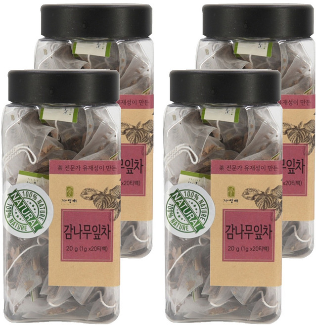 자연애 감나무잎차, 1g, 20개입, 4개